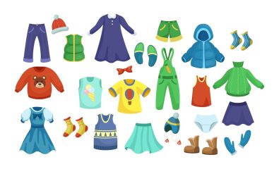 Accueil périscolaire : vêtements des enfants