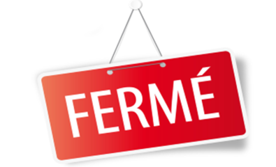 Fermeture de la Mairie et de la bibliothèque