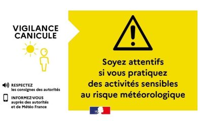 🚨Alerte météo : vigilance jaune canicule ☀️🌡️