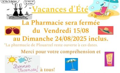 Fermeture estivale