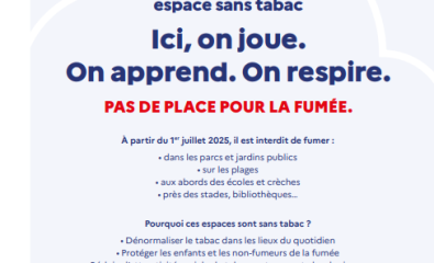 Nouvelle réglementation : Espaces sans tabac 🚭