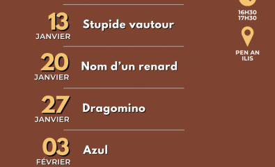 Animations bibliothèque janvier-mars 2026