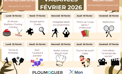 Programme 10-17 ans Vacances de Février 2026