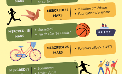 Programme Activités des mercredis 10-17 ans