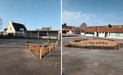 École Mouez ar Mor – Avancement des travaux à Ploumoguer